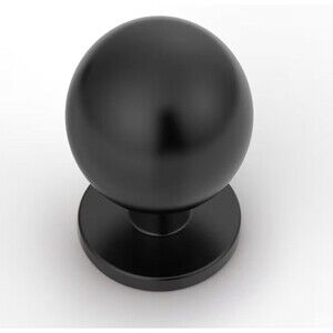 Asidrama 8 Pack Matte Black Kitchen Cabinet Knobs,